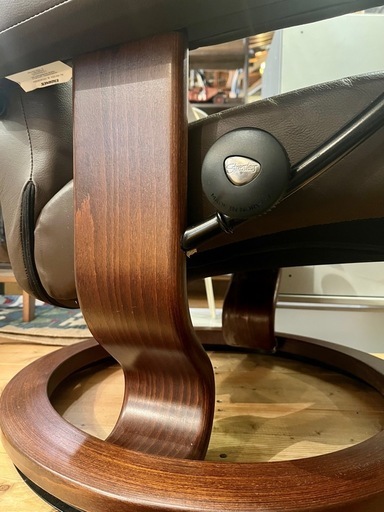 《売約済》EKORNES エコーネス オットマン 付き ストレスレスチェア stressless chair　本革　レザー 1人掛け　ソファ ブラウン リクライニングチェア　ノルウェー家具　北欧家具　高級チェア　一人掛けソファ コンサル　consul CONSUL コンシェル　paloma STRESSLESS CHAIR
