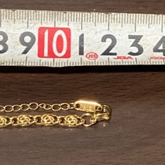 k18刻印 ブレスレット 腕輪 実家整理 遺品整理 ゴールド 貴金属の画像