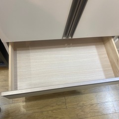 ⭐️大容量⭐️ワードロープ レール引き出し ホワイトカラー 鏡付き No.2576 KEの画像