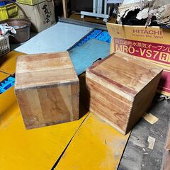 木 プロック 1辺30cmの画像