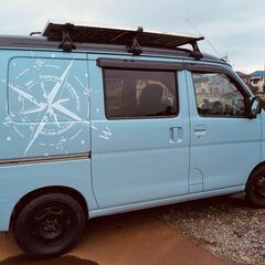 DIY車で快適お手軽 車中泊☆軽キャン 個人カーシェア 