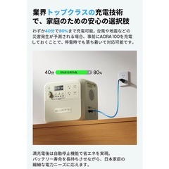 ポータブル電源　ソーラーパネルの画像