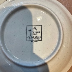 【引き取り限定】中古品　BELL CHINA お皿　3枚セットの画像