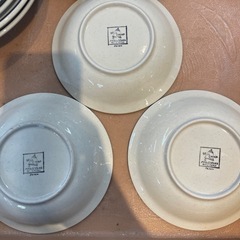 【引き取り限定】中古品　BELL CHINA お皿　3枚セットの画像
