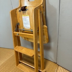 KATOJI カトージ 木製ハイチェア 折り畳み ベビーチェア の画像