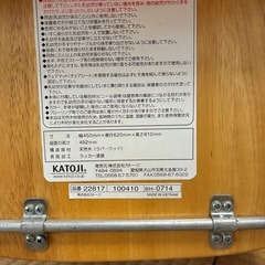 KATOJI カトージ 木製ハイチェア 折り畳み ベビーチェア の画像