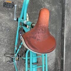 【メンテナンス済み】サイクルベースあさひ　FIONA（フィオナ）24インチ　シティサイクル グリーン６速の画像