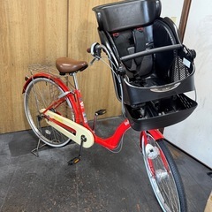 中古車　子供乗せ自転車　Bell mele　22/26インチ　LEDダイナモライト　3段変速　美品の画像