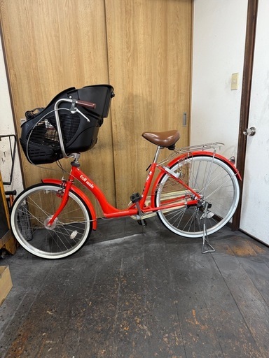 車　子供乗せ自転車　Bell mele　22/26インチ　LEDダイナモライト　3段変速　美品 人気モデル 実用的 正規ルート 送料込み 自転車