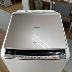 R538 ☀️ ジモティー限定特別価格！ HITACHI 洗濯乾燥機 （洗濯：8.0㎏ 乾燥：4.5㎏）17年製 BW-DV80A ⭐ 動作確認済 ⭐ クリーニング済の画像