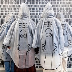 新品未使用 大人用 レインコート ムーミン ニョロニョロの画像