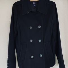 GAP コート　ウール　黒の画像