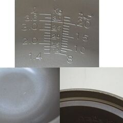 Rinnai ガス炊飯器 RR-20SF2 2升 都市ガス ホワイト 動作確認済み 2003年製 ホース付き 厨房機器 飲食店 業務用 リンナイ 札幌市 清田区 平岡の画像