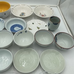  【まとめ売り】食器セット 小鉢・茶碗・ガラスボウルなど22点ほど（使用感有り混在）の画像