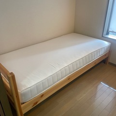 無印良品 シングルベッドの画像