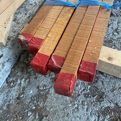 希少　カンボジア松　4000x45x45mm 6本セット　木材の画像