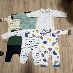 ベビー ロンパース・カバーオール 6枚セット（約70〜80cm）...