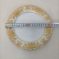 オールドノリタケ No.175 クリスマスボウル 金彩 洋食器 プレート 大皿・オーバル深皿・中皿 ３点セット　アンティーク レトロ　251016-4Tの画像