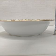 オールドノリタケ No.175 クリスマスボウル 金彩 洋食器 プレート 大皿・オーバル深皿・中皿 ３点セット　アンティーク レトロ　251016-4Tの画像