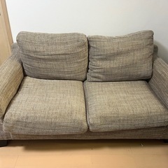 至急！2人掛けソファー値下げしましたの画像