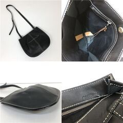 ss7758　レディース バッグ 3点セット おまけ付き PiemonteLusso リュックサック オレンジ系 antitese ショルダーバッグ ブラック トートバッグ キャメル系 小ぶり 小さめ カバン 中古の画像