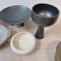 無料　花器　器　花瓶6点セット　レトロ　骨董　花瓶の画像