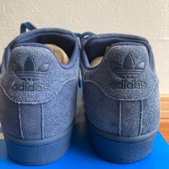 ウィメンズ adidas Superstar ネイビー スニーカー 23.5cmの画像