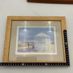 【インテリア額縁】木製フレーム入りアートポスターの画像