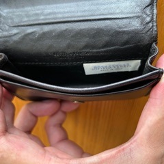 ボッテガヴェネタ カードケース 編み込み レザー ブラック 名刺入れの画像