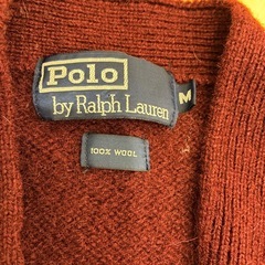 【無料】Polo by Ralph Lauren ニットベスト メンズM（穴あり・リメイク素材用）の画像