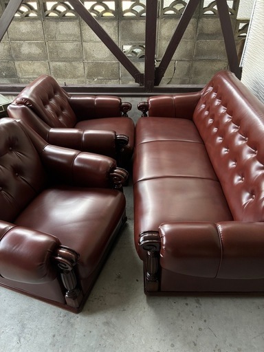 ソファ　vintageカリモク