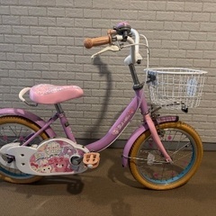 女の子　自転車　16インチ　ボンボンリボンちゃん