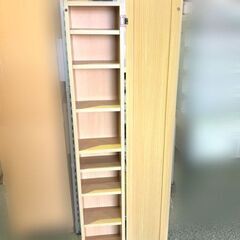◆CDミラースタンド◆ 鏡付き扉収納 家具 インテリア 収納 全身鏡の画像