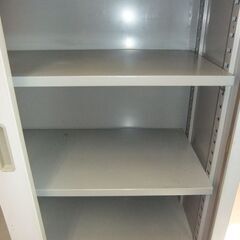 コクヨ スチール キャビネット 書庫 オフィス収納 書類棚 グレー 中古品**10903の画像