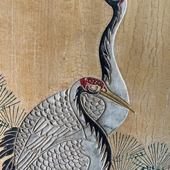 木彫り衝立の画像