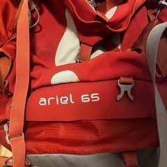 オスプレイ ザック　ariel 65Lの画像