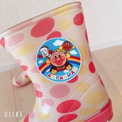 アンパンマン 長靴 女の子 14cmの画像