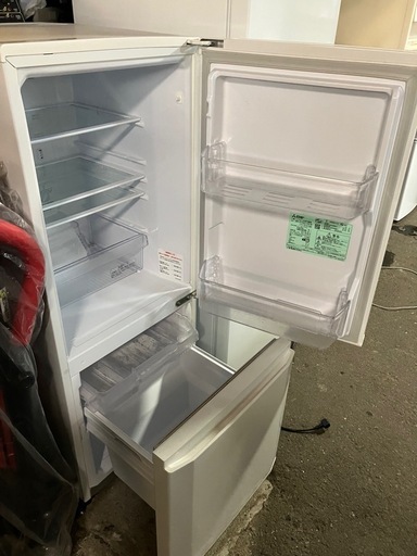 2510-382 三菱ノンフロン冷凍冷蔵庫 MR-P15ED-KW 2018年製 定格内容積 146L 動作確認済み キズ 汚れあり