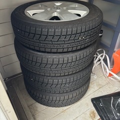 日産モコ　MG22S 純正ホイール　スタッドレスタイヤの画像