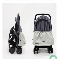 グスケット　ベビーカーバッグ　ブラックの画像