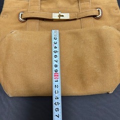 トートバック　厚手布製　カーキの画像