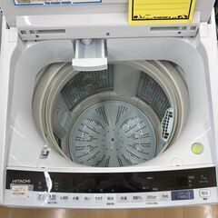 A-353【リユースのサカイ野々市店】ジモティ来店特価‼ 洗濯機 日立 BW-V70E 2020年製 クリーニング済みの画像
