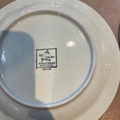 【引き取り限定】中古品　BELL CHINA 平皿　取り皿　4枚セットの画像