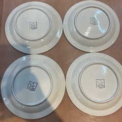 【引き取り限定】中古品　BELL CHINA 平皿　取り皿　4枚セットの画像