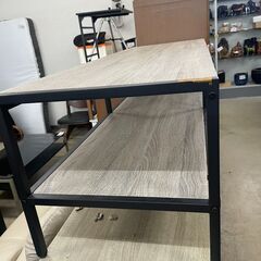 リサイクルショップどりーむ荒田店　No4928 テレビボード　オシャレ♪　頑丈なアイアンフレーム　株式会社もしも　TVL-01の画像