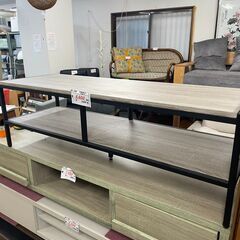 リサイクルショップどりーむ荒田店　No4928 テレビボード　オシャレ♪　頑丈なアイアンフレーム　株式会社もしも　TVL-01の画像