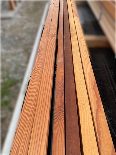 希少　松　4000x45x45mm 8本セット