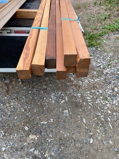 希少　松　4000x45x45mm 8本セット