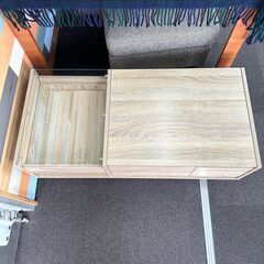 店頭引き渡し 中古 LOWYA  ドレッサー ローテーブル ミラー 鏡 家具の画像