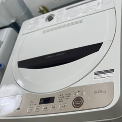 送料・設置込み可　洗濯機　6kg SHARP 2021年【分解クリーニング済み】の画像